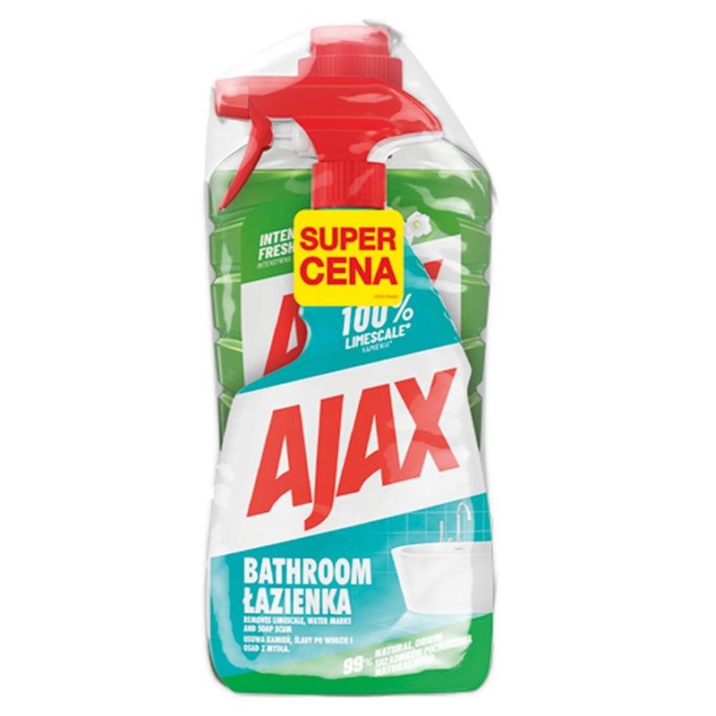 Ajax łazienka spray 750 ml + płyn uniwersalny konwalia 1l