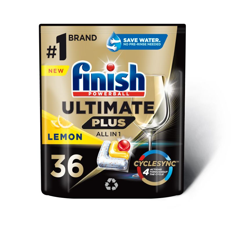 Finish kapsułki do zmywarki Ultramate Plus Lemon 36 szt