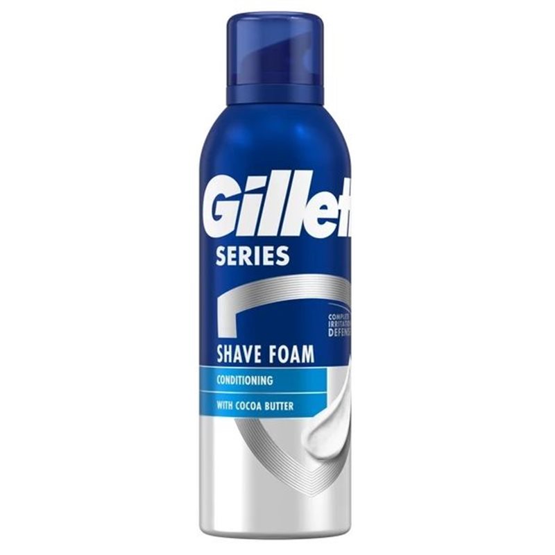 Gillette pianka do golenia nawilżająca z masłem kakaowym 250 ml