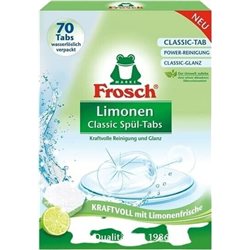 Frosch tabletki do zmywarki z limonką 70 sztuk