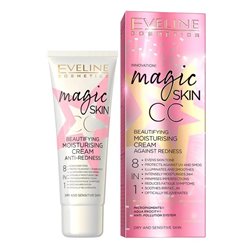 Eveline Magic Skin CC upiększający krem nawilżający na zaczerwienienia