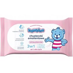 Bambino chusteczki emolientowe hipoalergiczne 3w1 57 sztuk