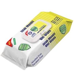 Chusteczki do dezynfekcji Fresh Detox antybakteryjne żółe 80 szt