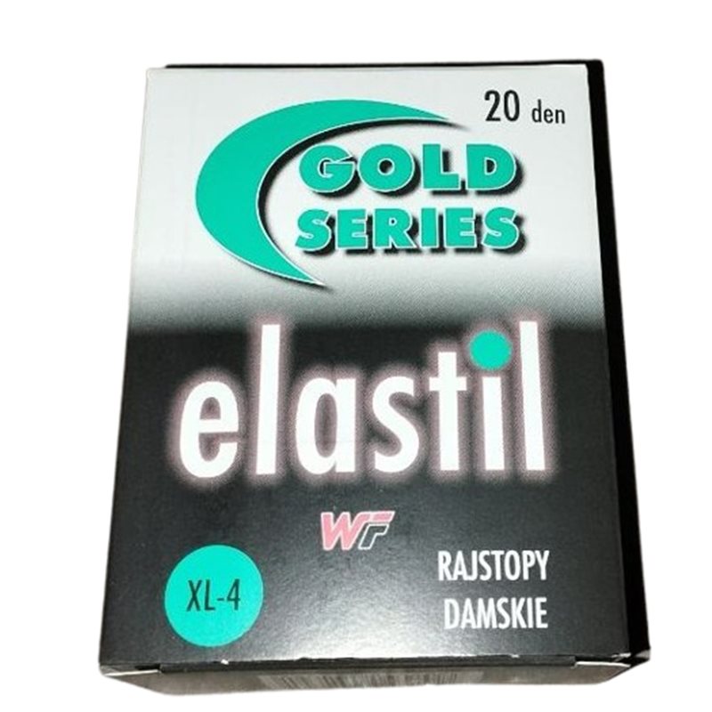 Elastil Gold Series rajstopy damskie XL-4 Czarne