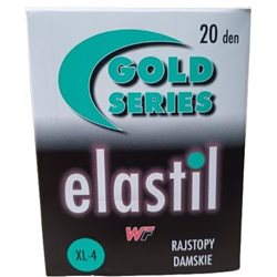 Rajstopy damskie Elastil Gold Series 4XL beżowe