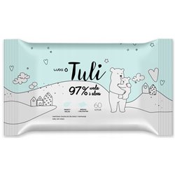 Luba Tuli Nawilżane chusteczki dla Dzieci 97% Woda i Aloes 60szt