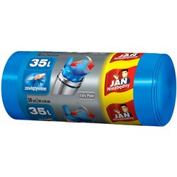 Jan Niezbędny worki HD Easy-pack niebieskie 35l 30+6szt