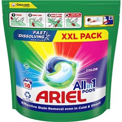 Ariel kapsułki z płynem do prania koloru 50 szt