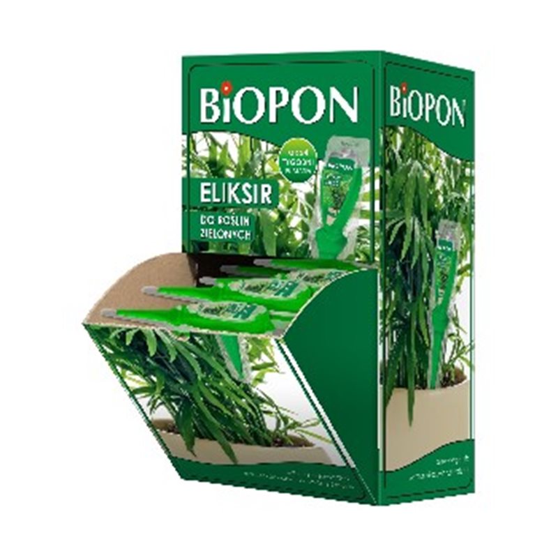 Biopon eliksir do roślin zielonych 40ml 36szt