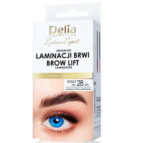 Delia zestaw do laminacji brwi Brow Lift w 3 krokach