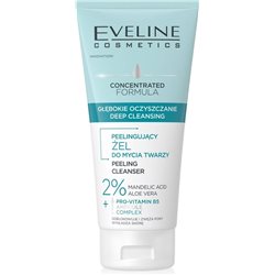 Eveline peelingujący żel do mycia twarzy 150ml