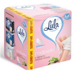 Lula podpaski higieniczne o zapachu zielonej herbaty 12szt