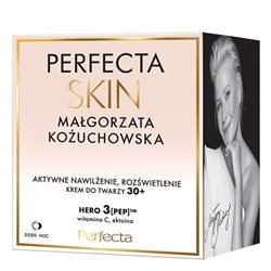 Perfecta Skin Małgorzata Kożuchowska krem do twarzy nawilżająco-rozświetlający 30+ na dzień i noc