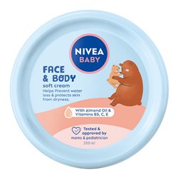 Nivea Baby krem pielęgnacyjny do twarzy i ciała 200ml