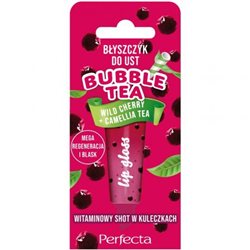 Perfecta pielęgnacja ust błyszczyk Bubble Tea Wild Cherry + Camellia Tea