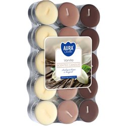 Bispol podgrzewacz tealight zapachowy 30 sztuk p15-30-67 Wanilia