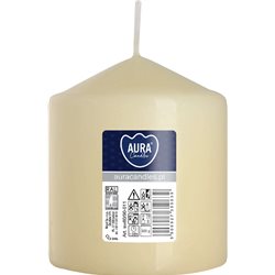 Bispol świeca walec sw80/90-011 ecru