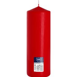 Bispol świeca walec sw80/250 czerwona