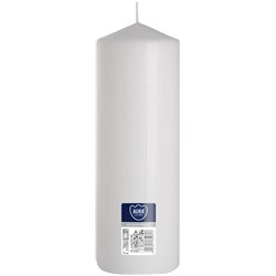 Bispol świeca walec sw80/250 biała