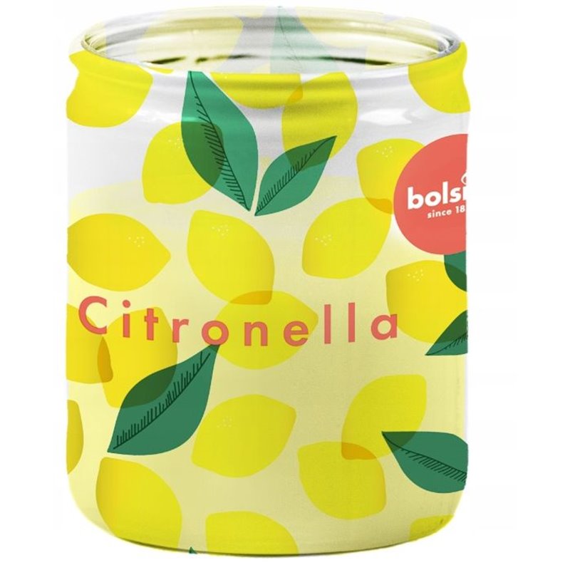 Bolsius świeca w szkle Citronella 82/68 Bolsius świeca w szkle Citronella 82/68