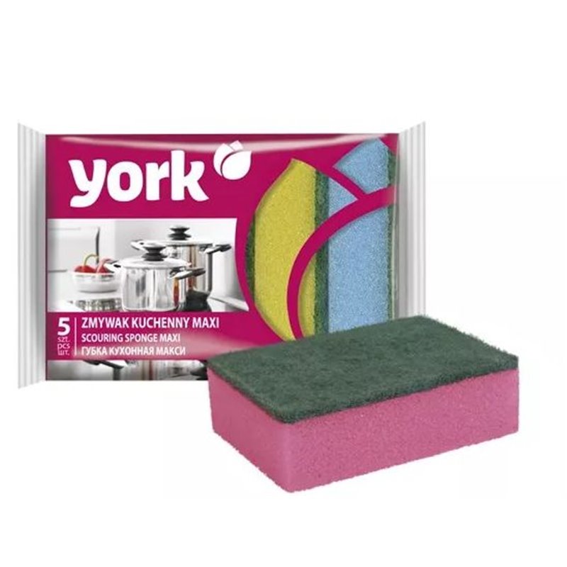 Zmywaki kuchenne YORK Maxi 5 szt Zmywaki kuchenne YORK Maxi 5 szt