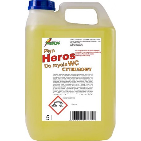 Heros płyn do WC cytrusowy 5l