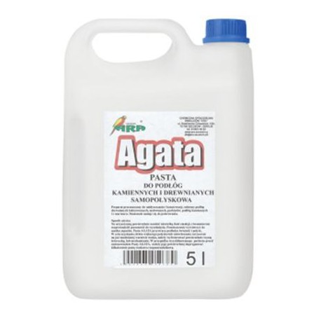 Agata pasta do drewna i kamienia samopołyskowa Ara 5l