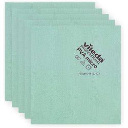 Vileda Professional Ścierka PvaMicro zielona - bezsmugowa ścierka do czyszczenia gładkich powierzchn