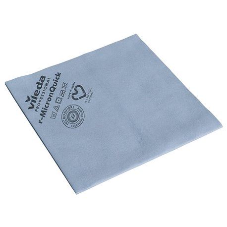 Vileda Professional Ścierka R-MicronQuick niebieska – mikrofibra do szybkiego i skutecznego czyszcze