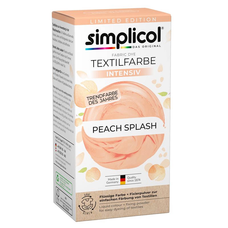 Simplicol barwnik do tkanin intensywny brzoskwiniowy akcent 560g Simplicol barwnik do tkanin intensywny brzoskwiniowy akcent 560g