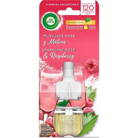 Air Wick Wkład do odświeżacza powietrza o zapachu Malina & Raspberry 19 ml