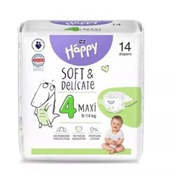 Bella Happy Pieluszki 4 Maxi 8-14KG 14szt