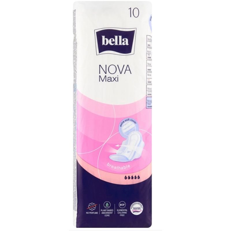 Bella Nova Maxi Podpaski higieniczne 10 sztuk Bella Nova Maxi Podpaski higieniczne 10 sztuk