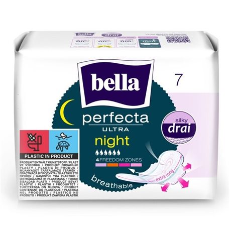 Bella Perfecta Ultra Night Podpaski higieniczne 7 sztuk