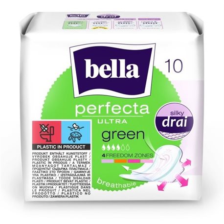 Bella Perfecta Ultra Green Podpaski higieniczne 10 sztuk