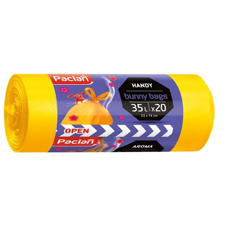 Worki na śmieci Paclan Bunny Bags 35 l 20 sztuk