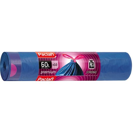 Paclan premium Worki na śmieci 60 l 10 sztuk