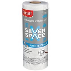 Paclan Silver Space ściereczka na rolce 40szt