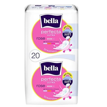 Bella Perfecta Ultra Rose Podpaski higieniczne 20 sztuk