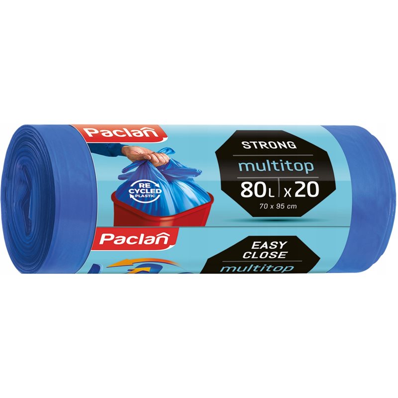 Paclan Multitop Strong worki na śmieci 80l 20 szt