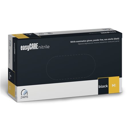 Zarys rękawice nitrylowe rozmiar M Easy Care Black 100 sztuk