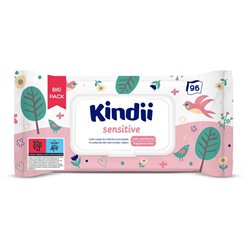 Cleanic Kindii chusteczki Sensitive 96szt