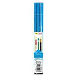Happy Color wkłady do długopisu wymazywalnego, standard a, 0.5mm, niebieski, 3 szt. w etui