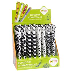 Happy Color display - długopis wymazywalny black&white, 0.5mm, niebieski, 40 szt.