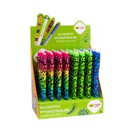 Happy Color display - długopis wymazywalny pixi, 0.5mm, niebieski, 40 szt.