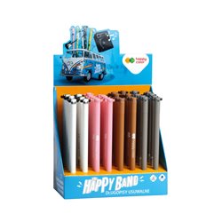 Happy Color display - długopis wymazywalny „uszaki”, 0.5mm, niebieski, 40 szt.