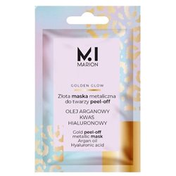 Marion złota maska metaliczna do twarzy Peel-Off Golden Glow 6g