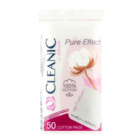 Cleanic Pure Effect Soft Touch Płatki kosmetyczne 50 sztuk