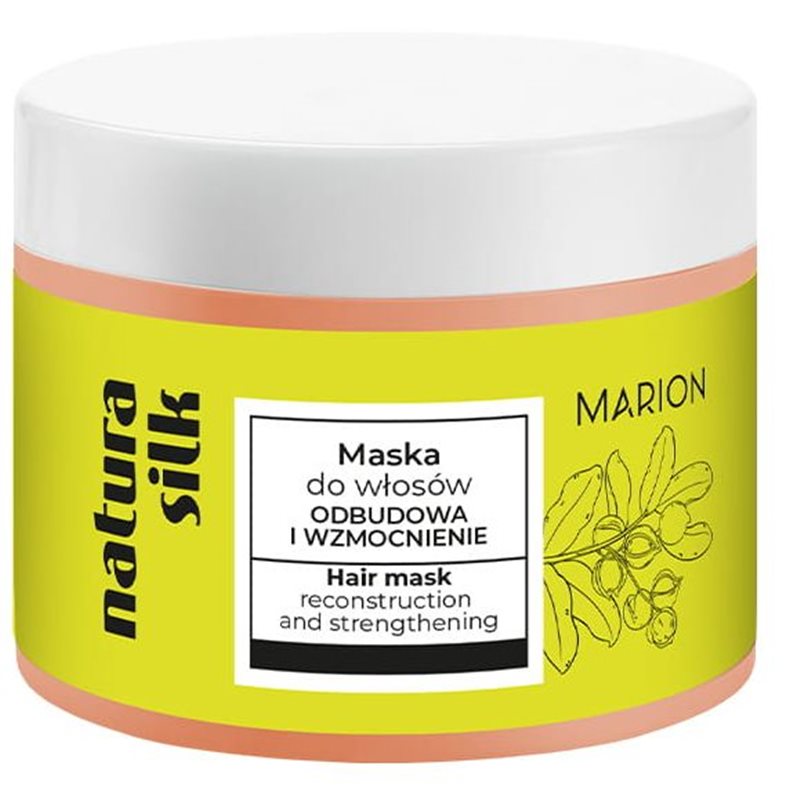 Marion Natura Silk maska do włosów odbudowa i wzmocnienie 300ml
