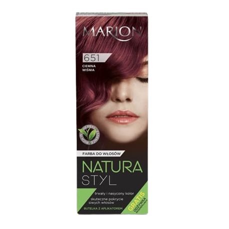 Marion Natural farba do włosów 651 Ciemna Wiśnia